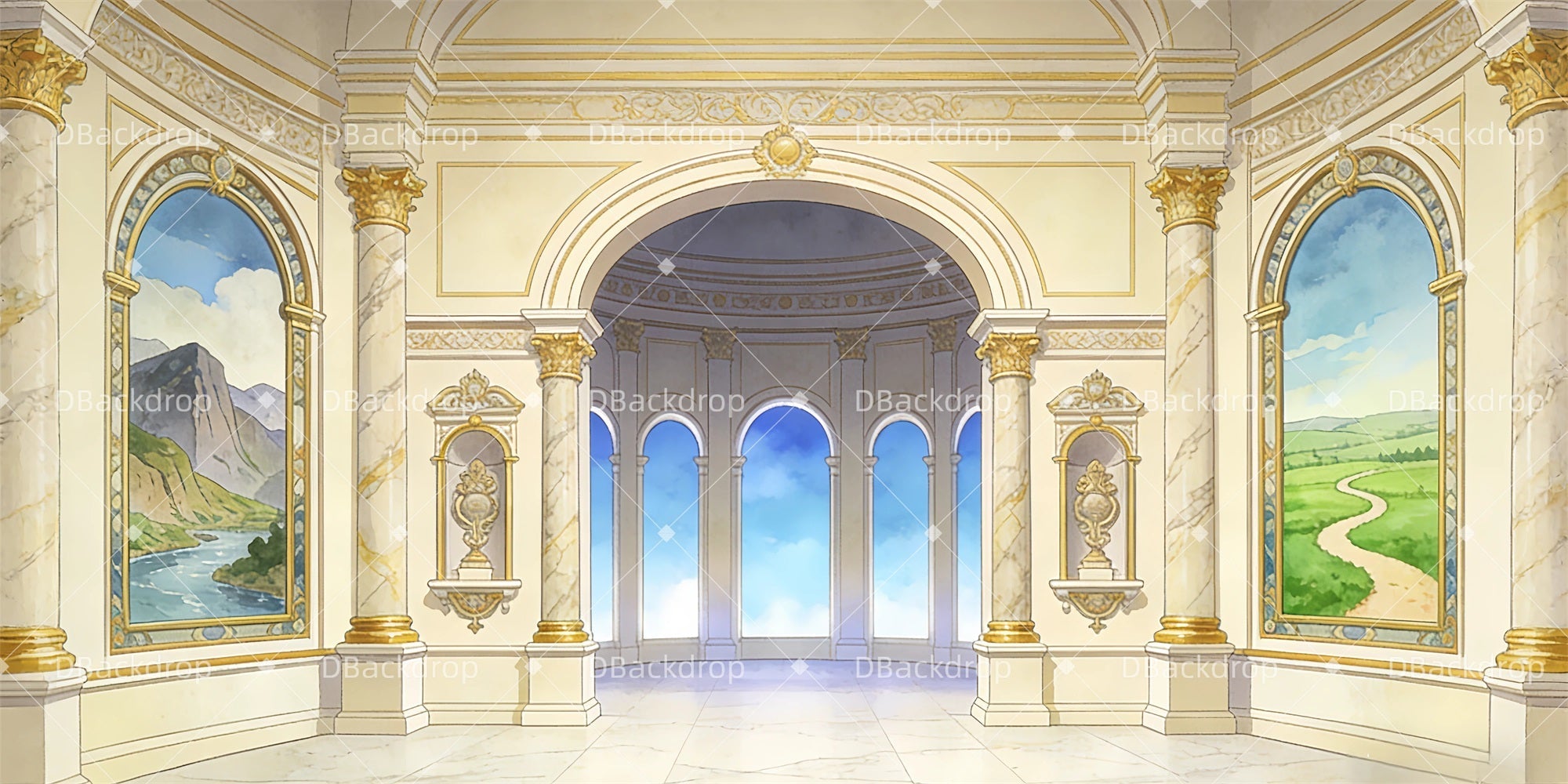 Theater Stage Backdrops Royal Parlor Theater Backdrops For Sale UK GQ63-T37