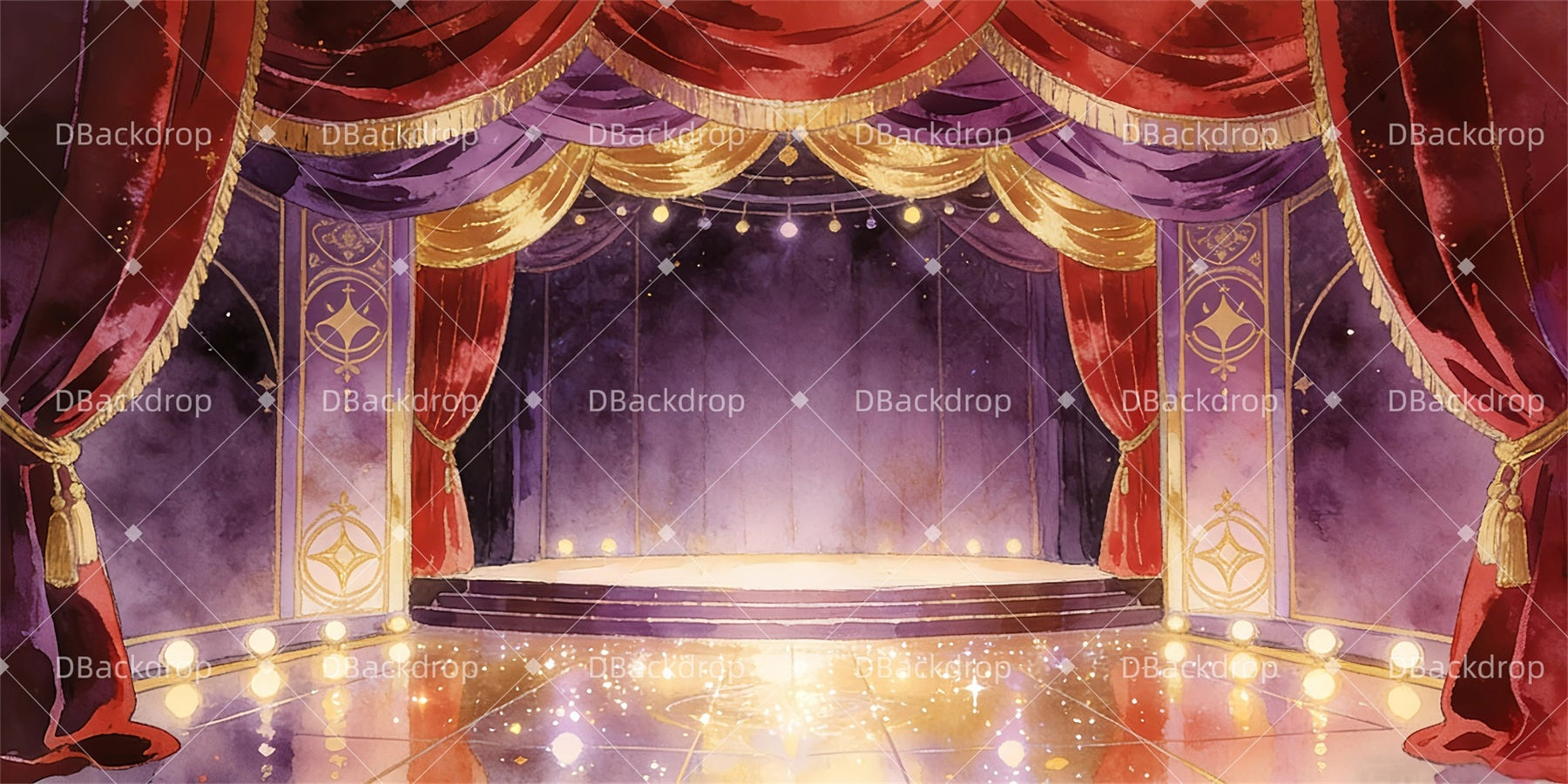 Dance Recital Backdrops Jellicle Ball Professional Stage Backdrops UK GQ63-T3