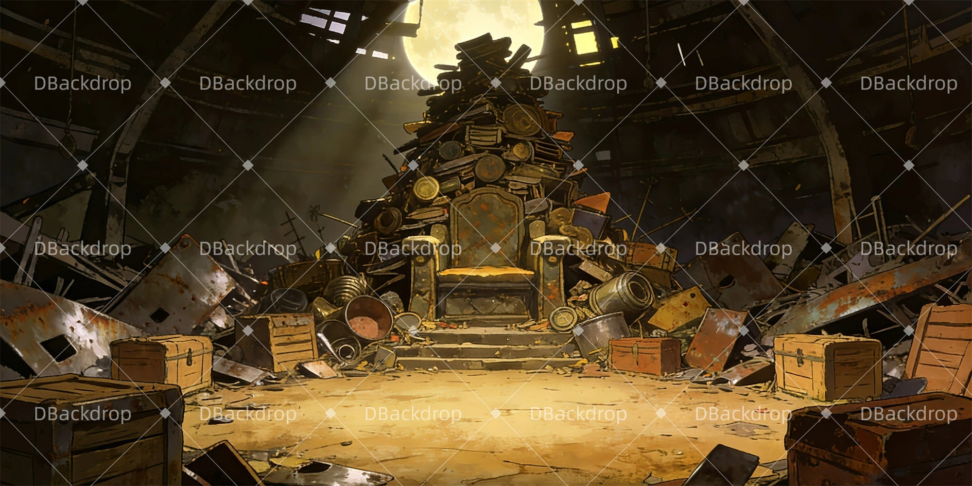 Stage Backdrop Gathering Place Backdrop For Theater Play UK GQ63-T5