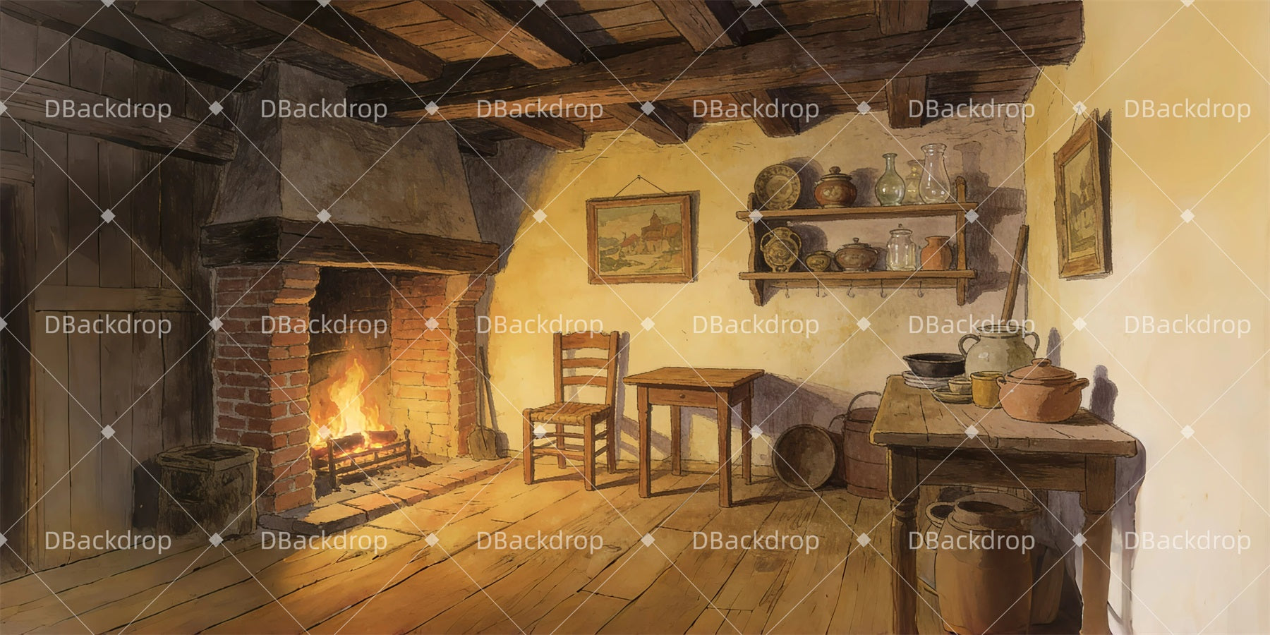 Stage Backdrop Ideas Giselle's House Backdrop For Theater UK GQ63-T72