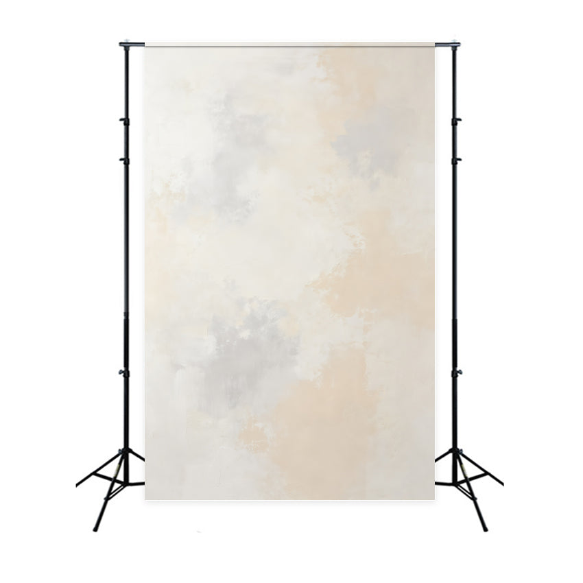 Limewash Backdrop Ivory Mist Neutral Texture Wash Portrait Backdrop UK GQ64-32