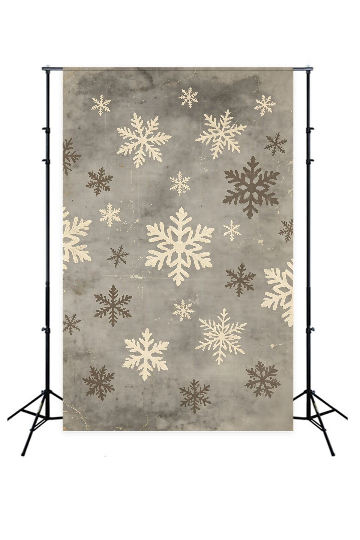 Christmas Snowflake Backdrop Snowf Concrete Pattern Photography Christmas Backdrop UK GQ69-33