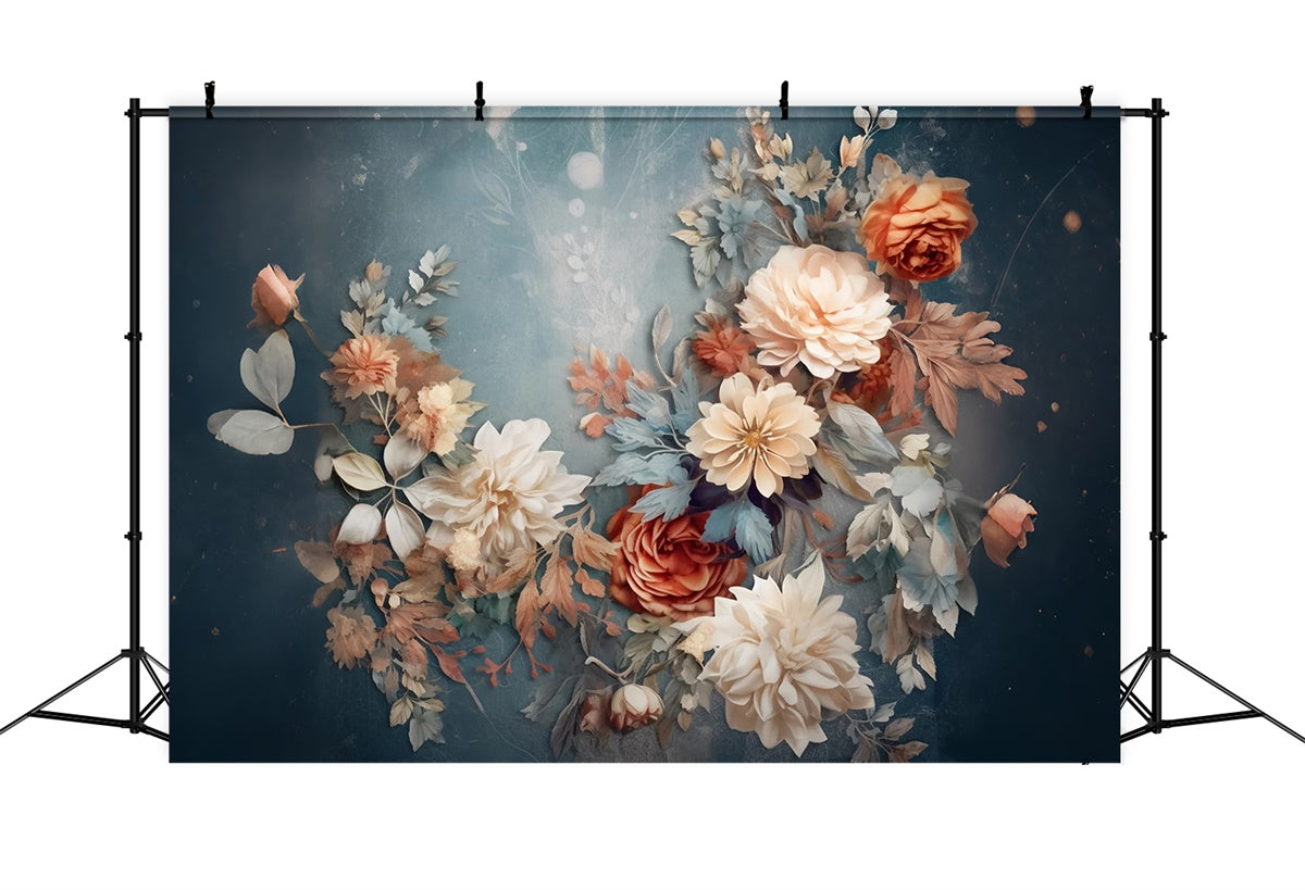 Artistic Backdrop Midnight Floral Serenity Backdrop UK GTY-101