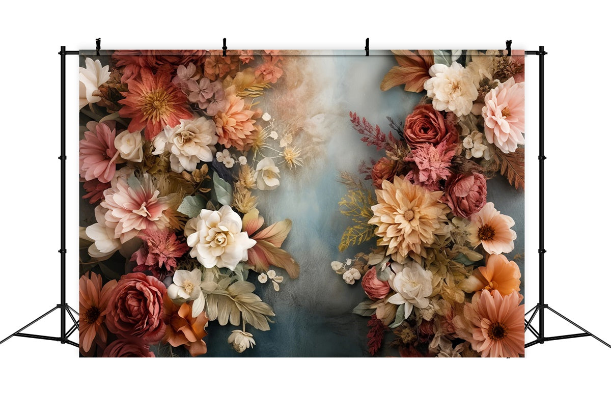 Artistic Backdrops Refined Vintage Floral Charm Backdrop UK GTY-105