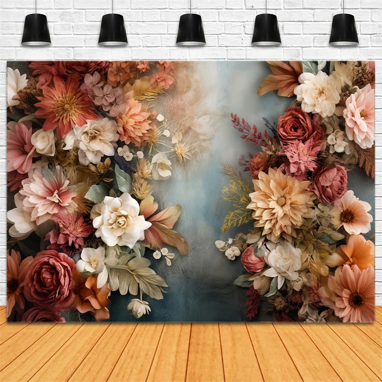 Artistic Backdrops Refined Vintage Floral Charm Backdrop UK GTY-105