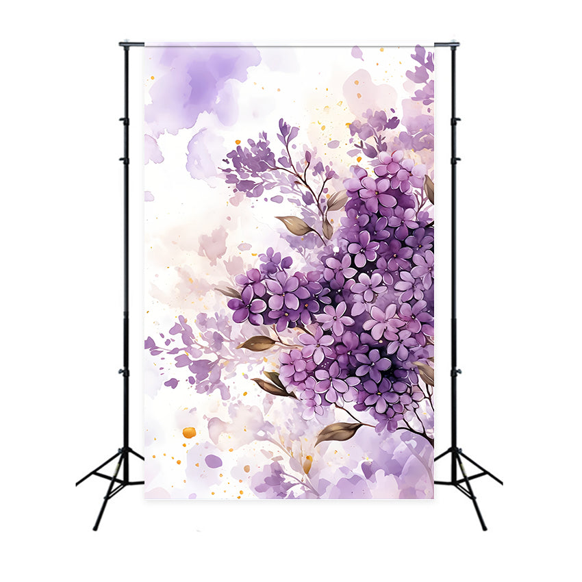 Fine Art Backdrops Dreamy Lilac Watercolor Backdrop UK GTY-106