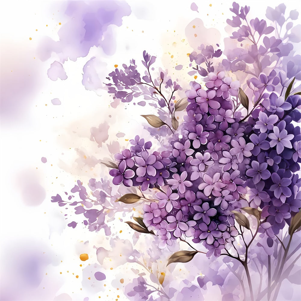 Fine Art Backdrops Dreamy Lilac Watercolor Backdrop UK GTY-106