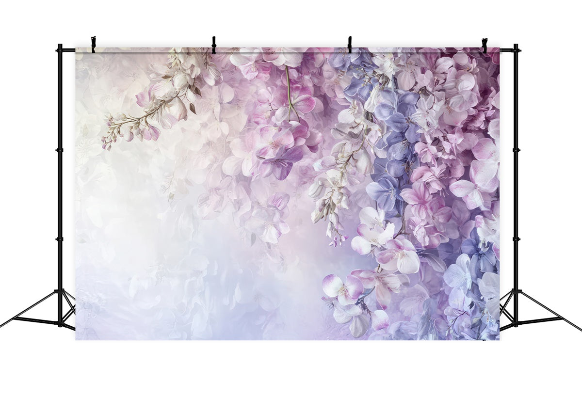 Artistic Backdrop Romantic Wisteria Blooms Backdrop UK GTY-107