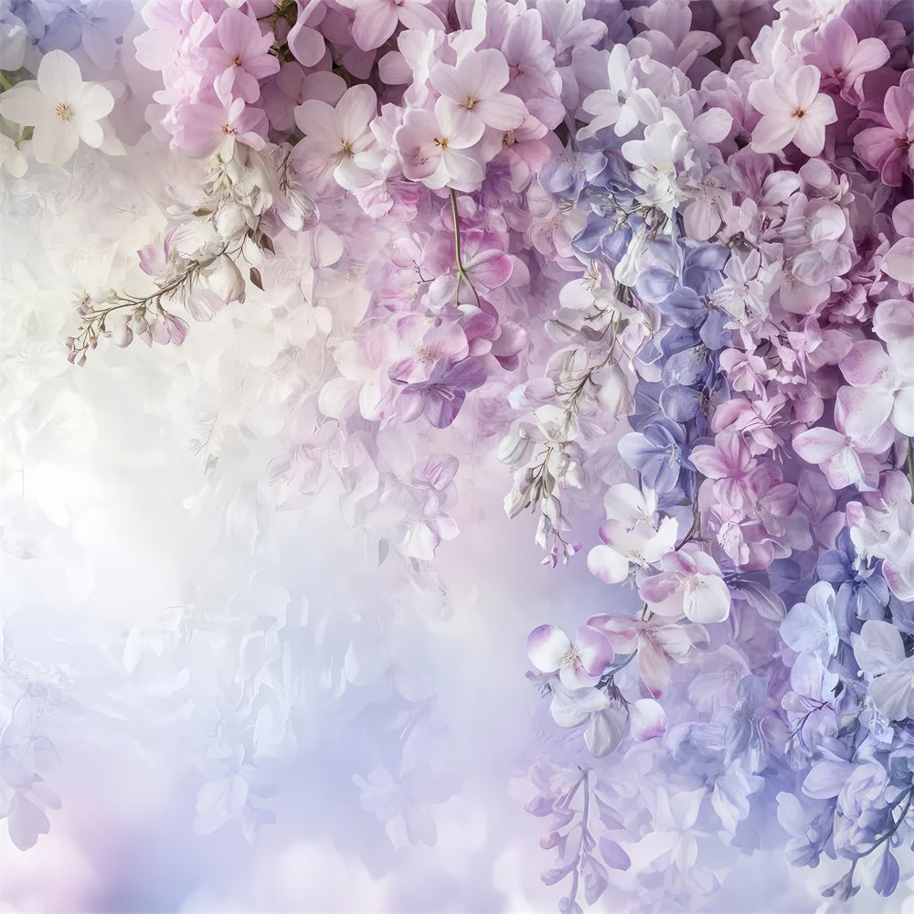 Artistic Backdrop Romantic Wisteria Blooms Backdrop UK GTY-107