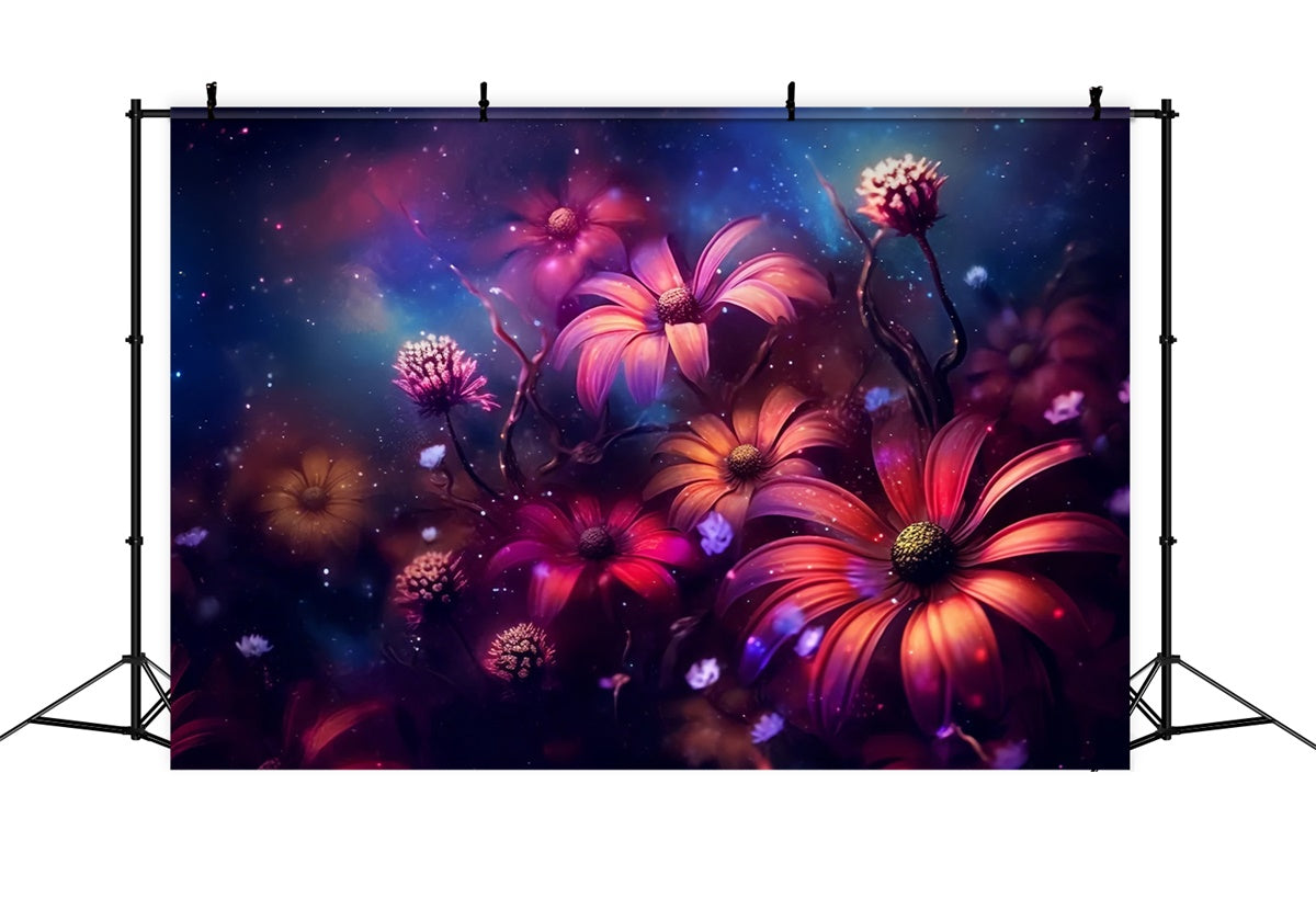 Backdrop Fine Art Mystical Midnight Blossoms Backdrop UK GTY-111