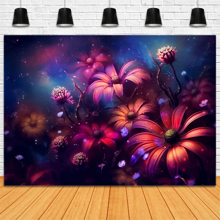 Backdrop Fine Art Mystical Midnight Blossoms Backdrop UK GTY-111