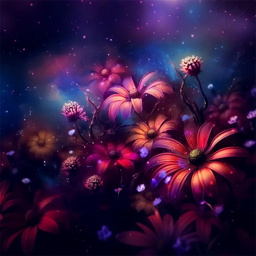 Backdrop Fine Art Mystical Midnight Blossoms Backdrop UK GTY-111