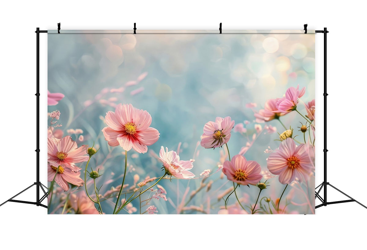 Fine Art Backdrops Dreamy Pink Blossom Breeze Backdrop UK GTY-65