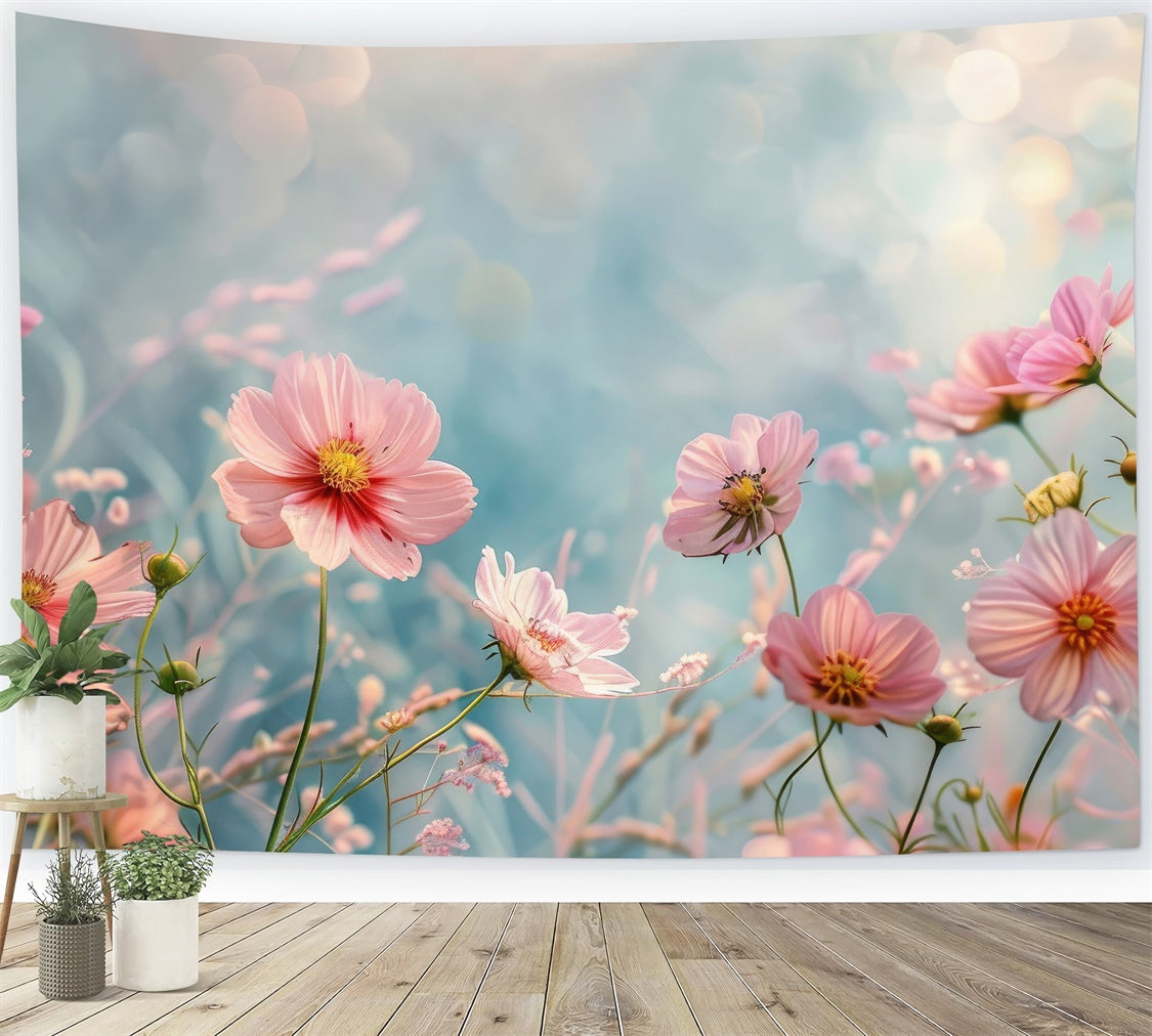 Fine Art Backdrops Dreamy Pink Blossom Breeze Backdrop UK GTY-65