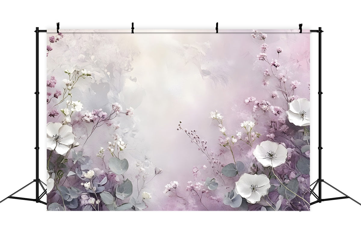 Artistic Backdrop Lavender Floral Dream Backdrop UK GTY-69