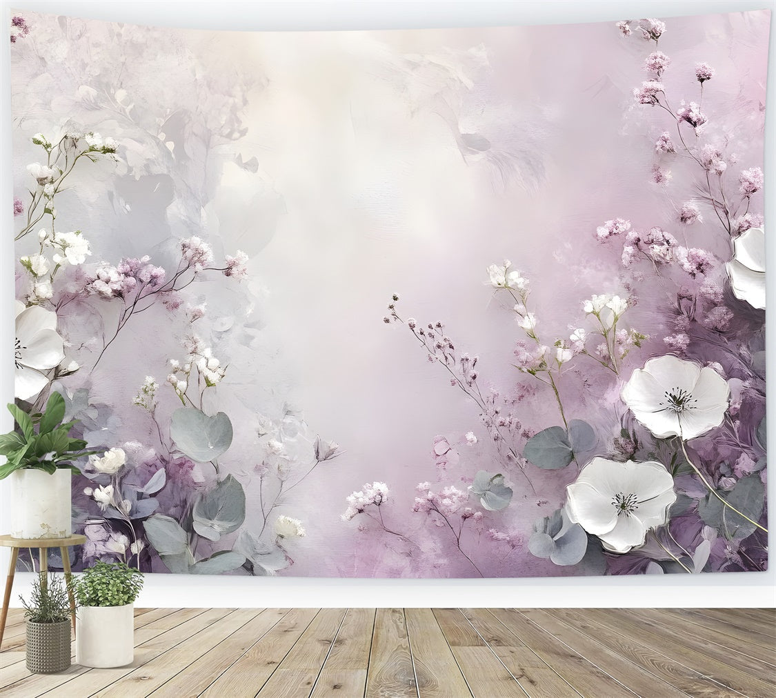 Artistic Backdrop Lavender Floral Dream Backdrop UK GTY-69