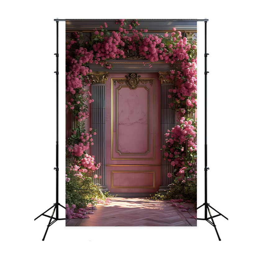 Artistic Backdrops Romantic Baroque Flower Wall Backdrop UK GTY-75