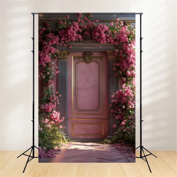 Artistic Backdrops Romantic Baroque Flower Wall Backdrop UK GTY-75