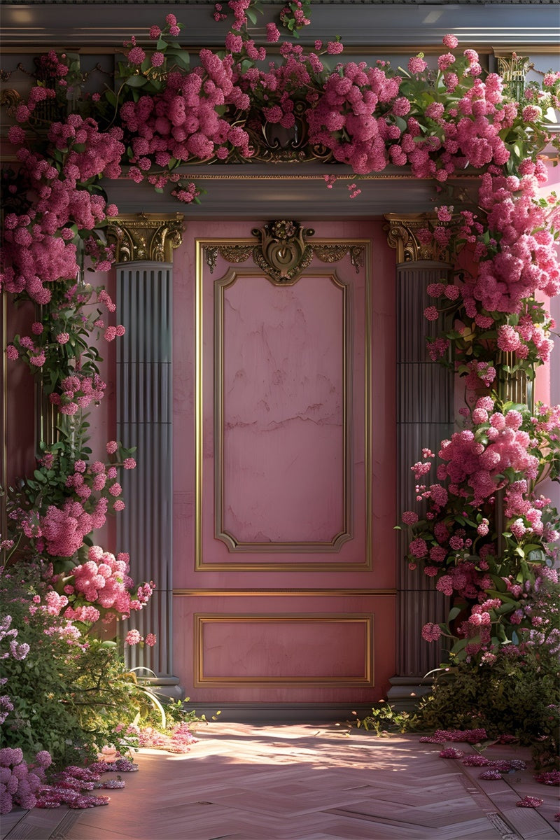 Artistic Backdrops Romantic Baroque Flower Wall Backdrop UK GTY-75