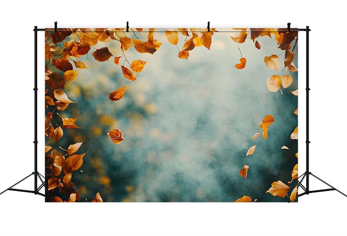 Artistic Backdrops Autumn Leaves Twilight Backdrop UK GTY-87