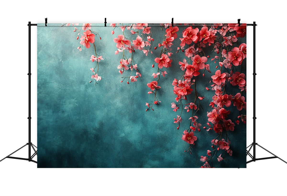 Fine Art Photography Backdrop Elegant Hanging Floral Backdrop UK GTY-91