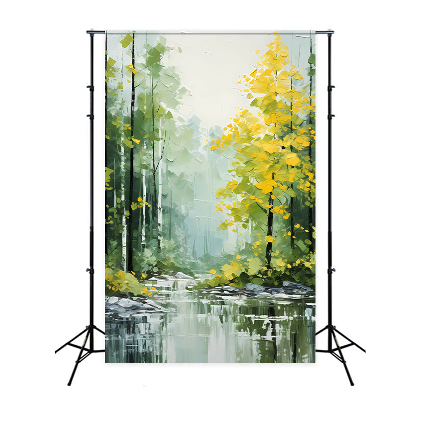 Fine Art Backdrops Dreamy Woodland Serenity Backdrop UK GTY-98