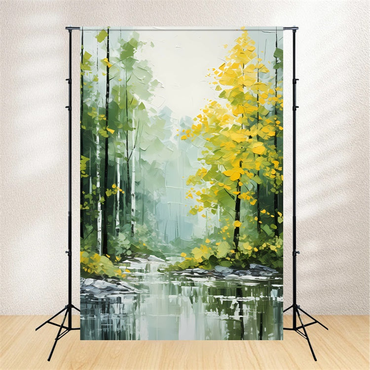 Fine Art Backdrops Dreamy Woodland Serenity Backdrop UK GTY-98