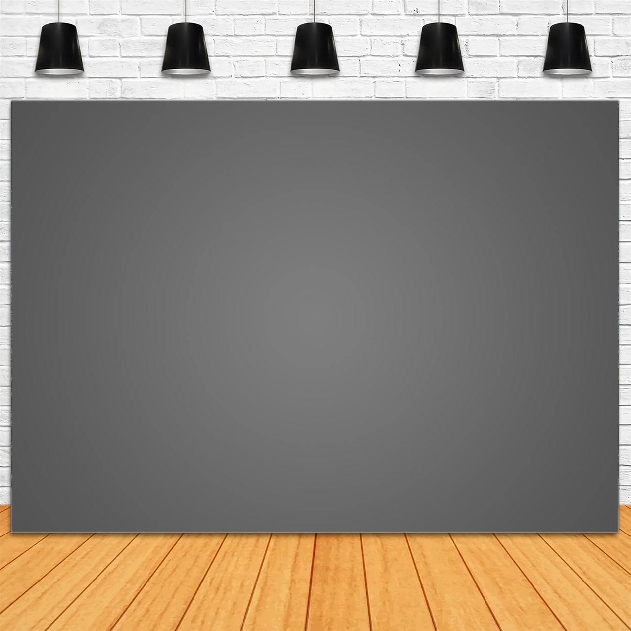 Grey Backdrop Soft Vignette Portrait Photography Backdrop UK GTY2-126