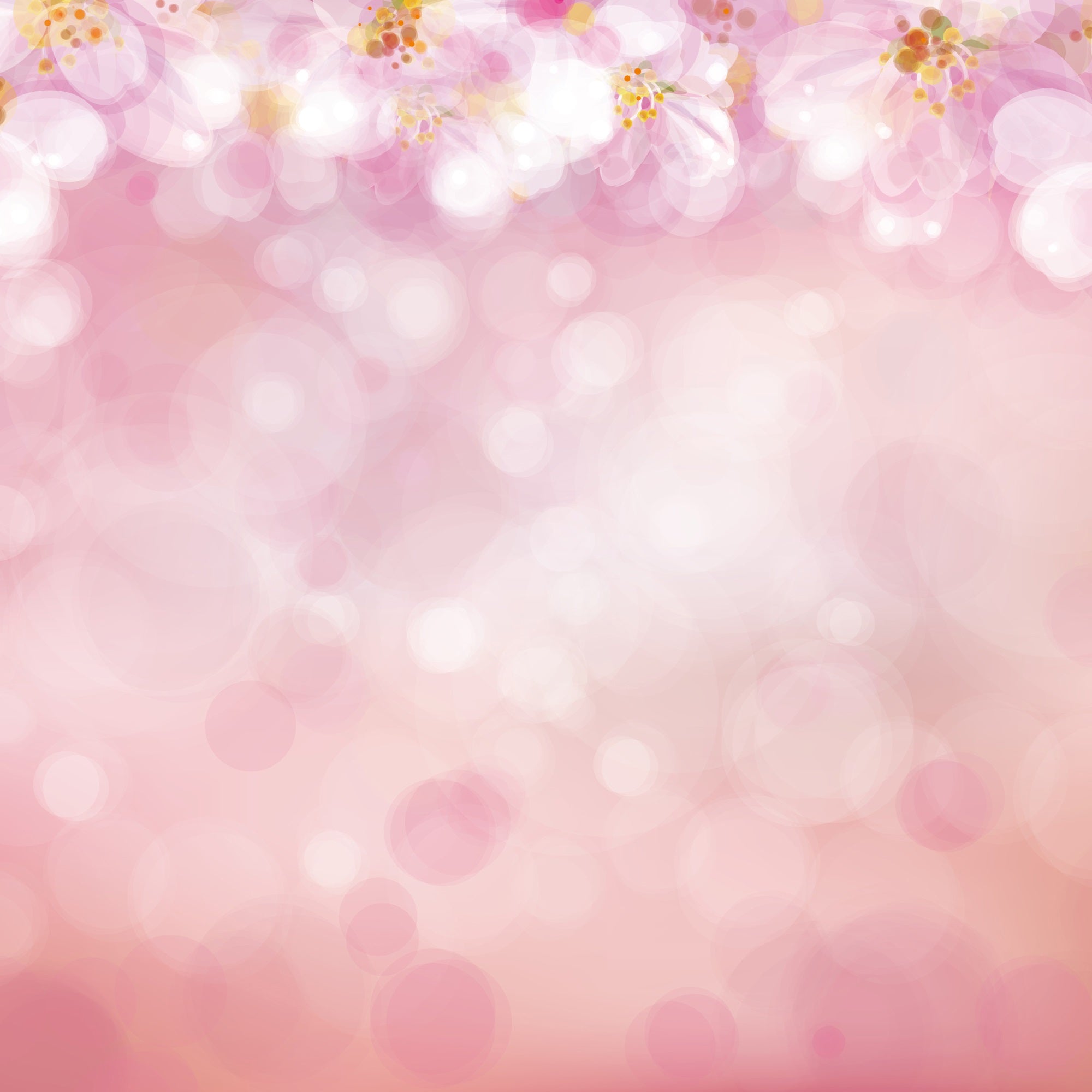 Pink Photo Backdrop Floral Bokeh Portrait Backdrop UK GTY2-136