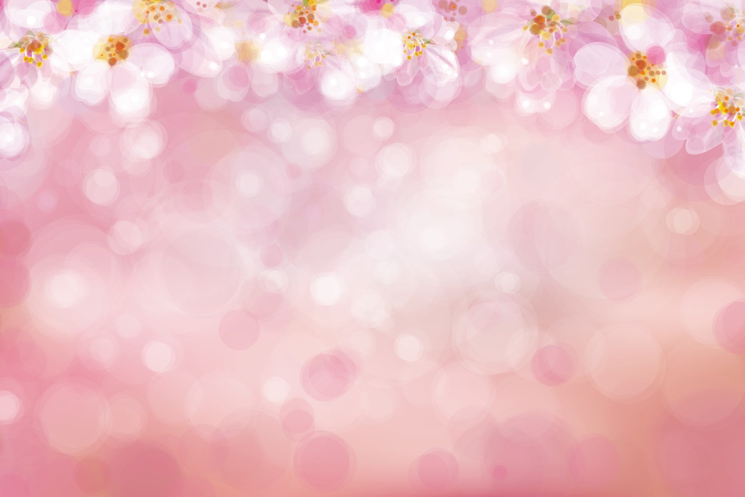 Pink Photo Backdrop Floral Bokeh Portrait Backdrop UK GTY2-136