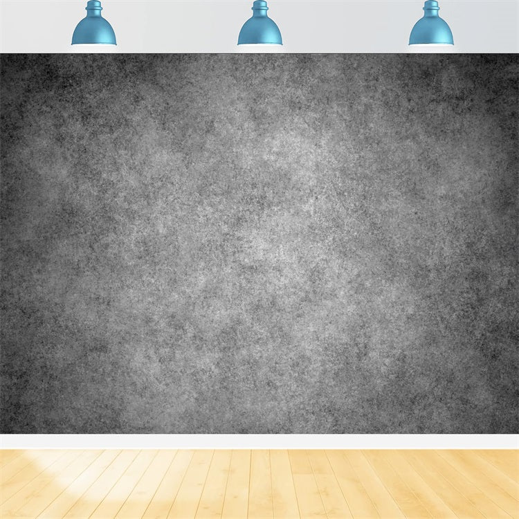 Gray Photography Backdrop Dark Textured Portrait Backdrop UK GTY2-139