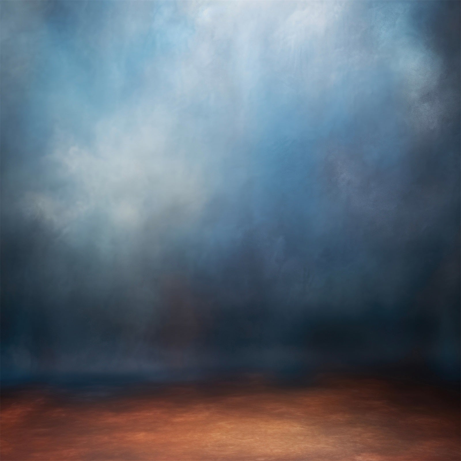 Backdrop For Portraits Misty Blue Abstract Wall Backdrop UK GTY2-150