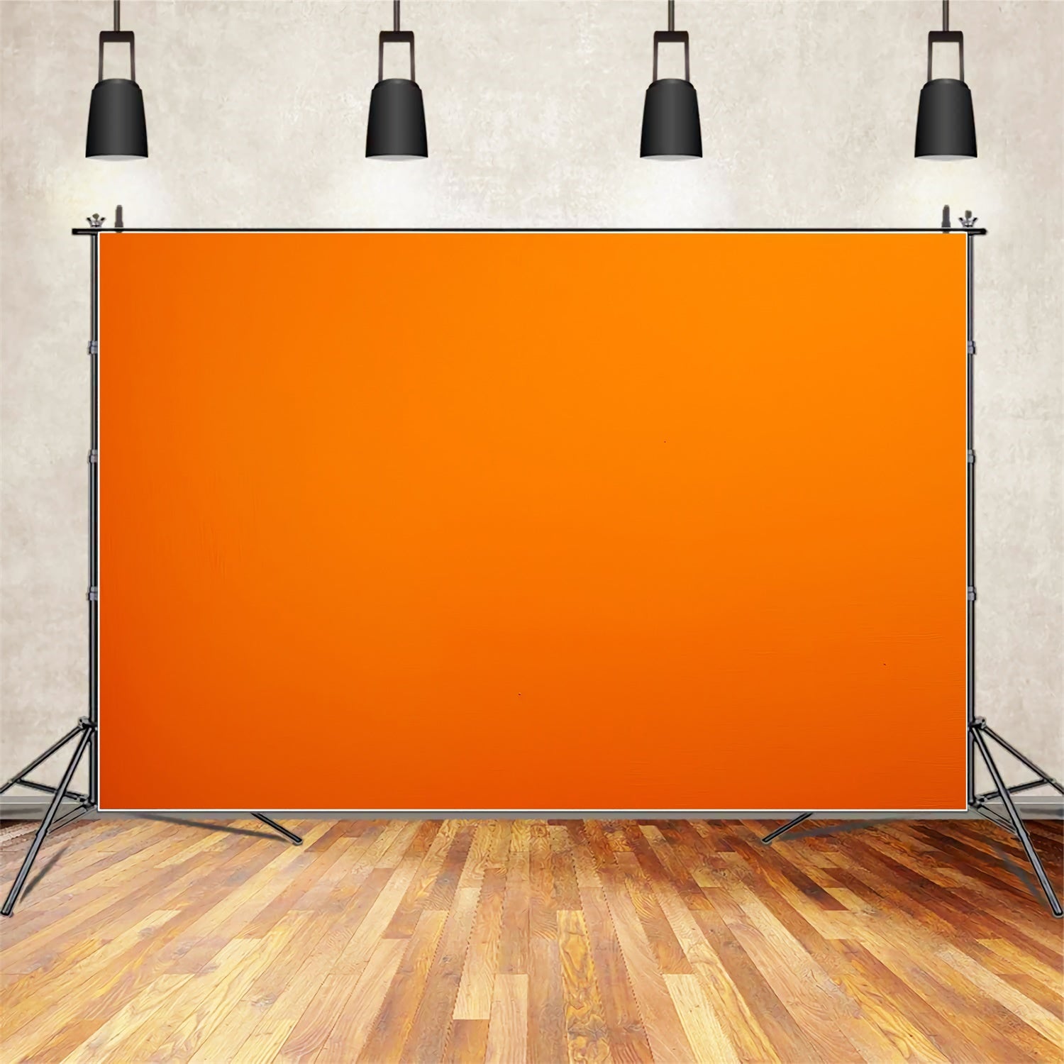 Orange Backdrop Photoshoot Bright Mandarin Hue Backdrop UK GTY2-170