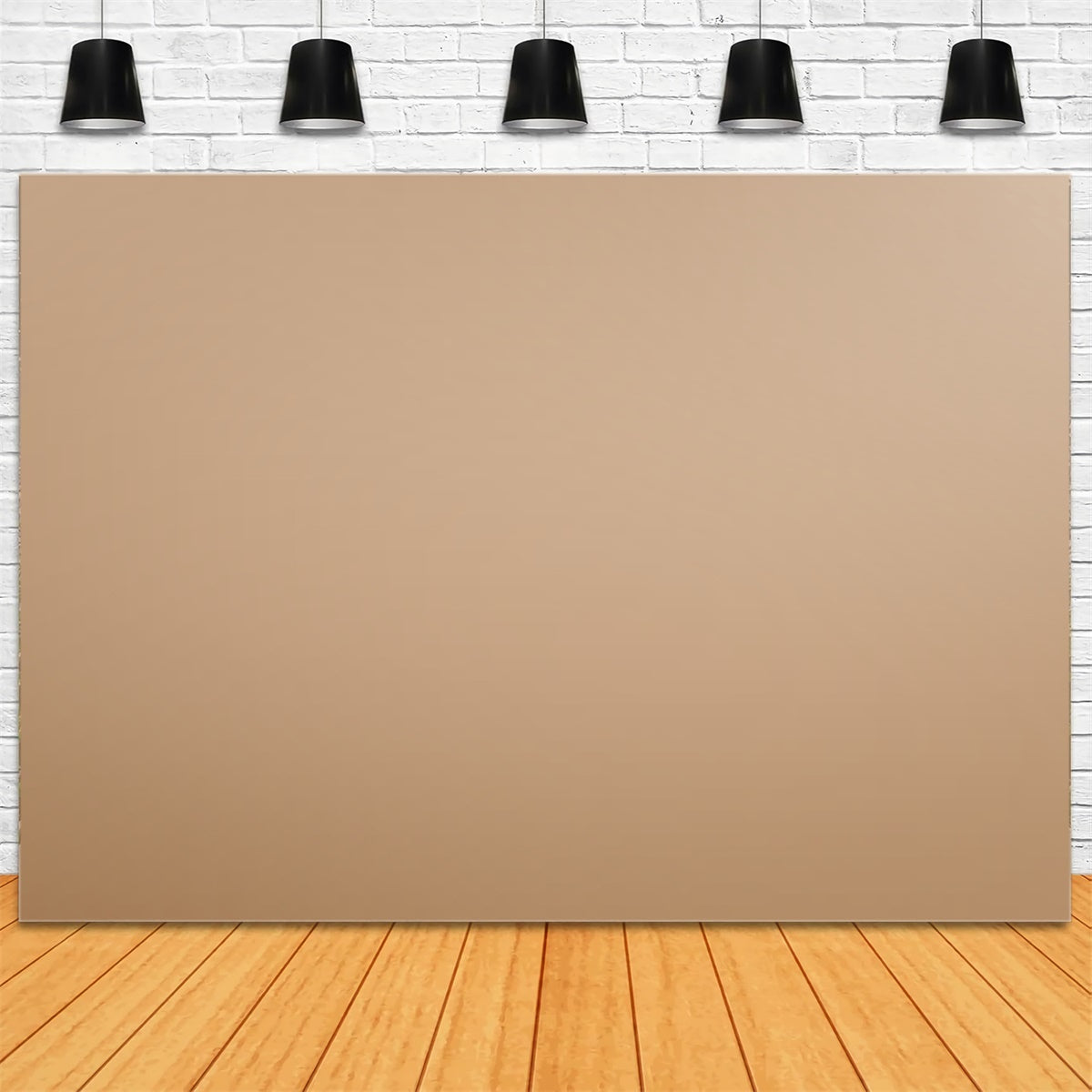 Solid Color Backdrop Cozy Toffee Brown Backdrop UK GTY2-186