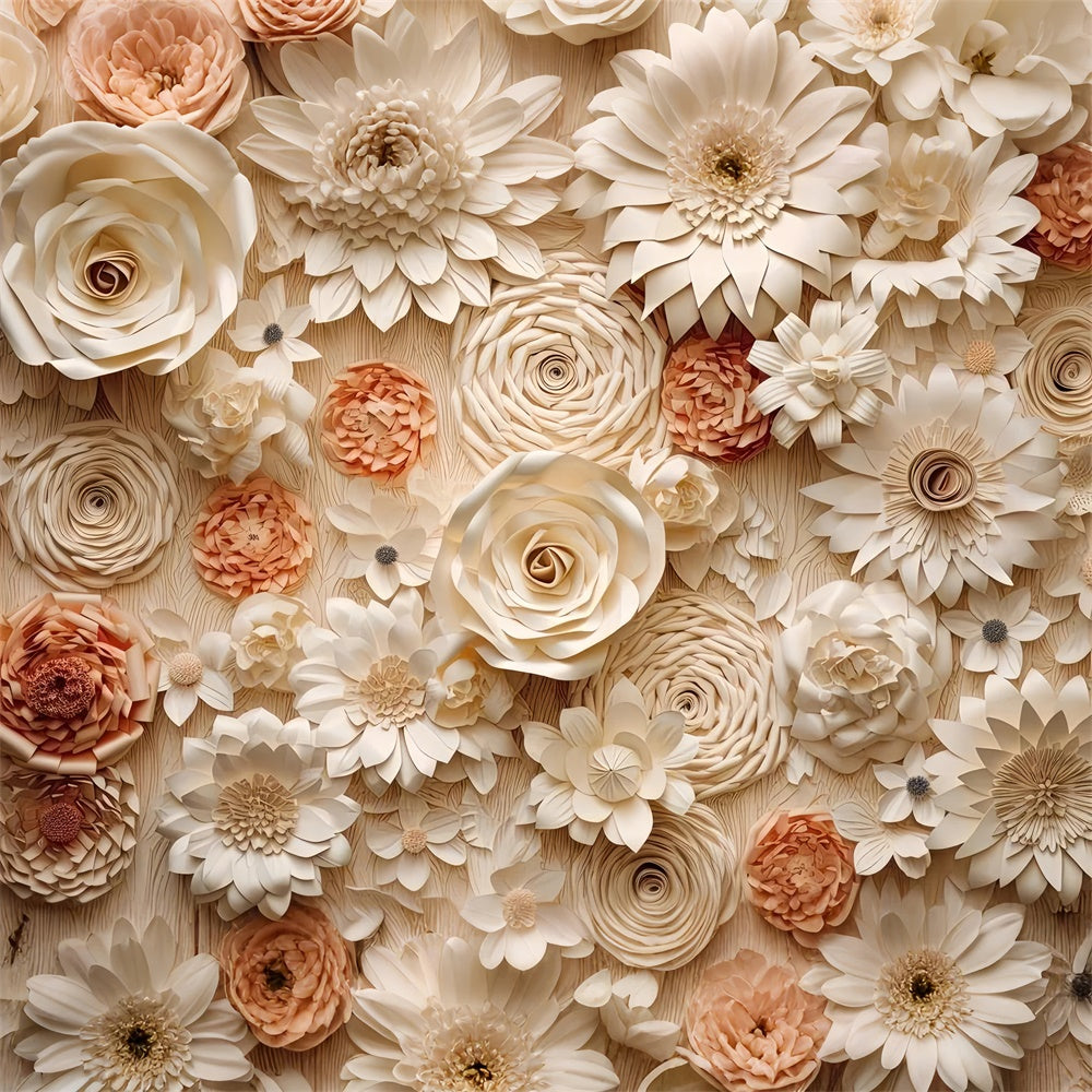 Maternity Photography Backdrops Vintage Handmade Bloom Wall Backdrop UK GTY2-32