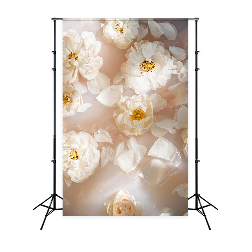 Maternity Backdrops Soft Elegance Floating Petals Backdrop UK GTY2-41