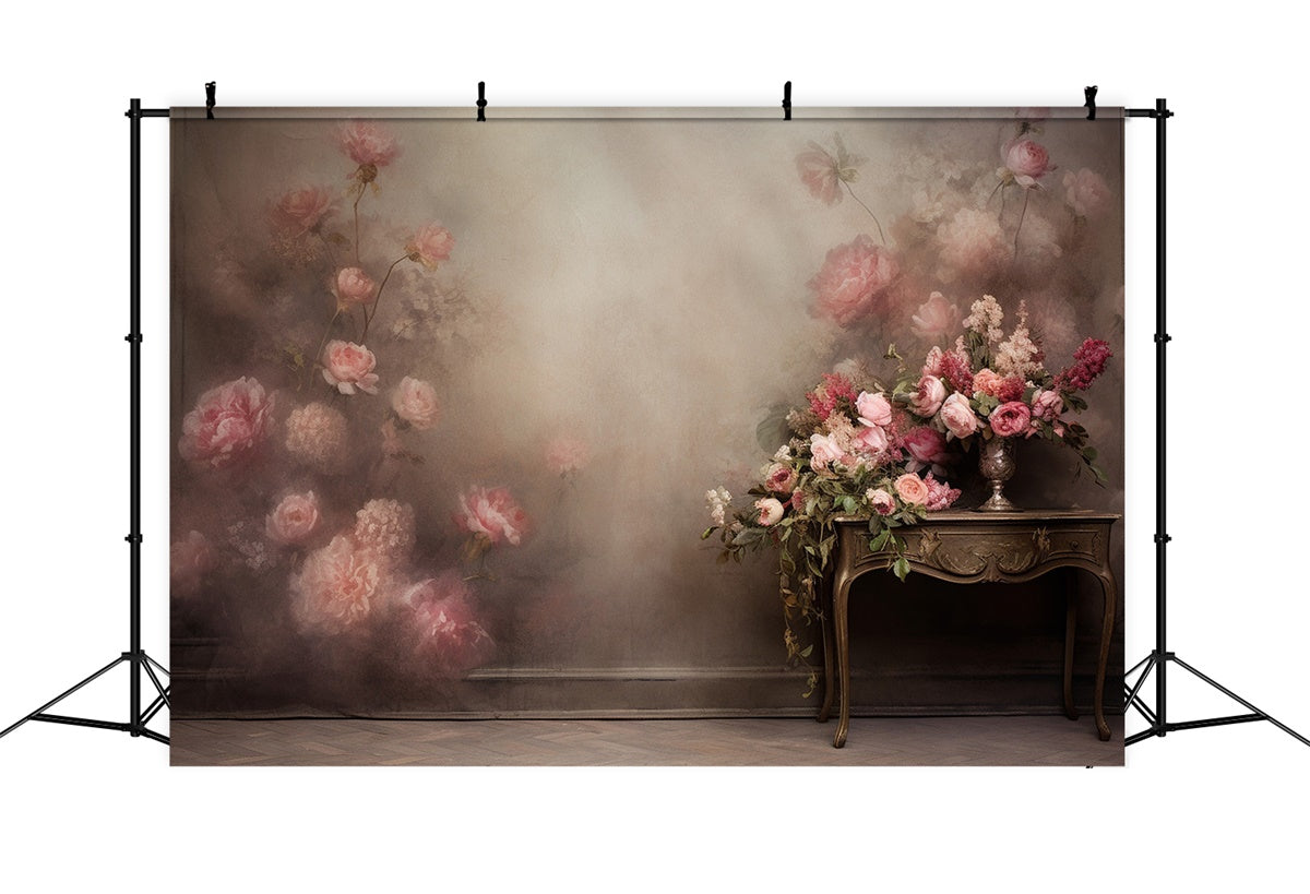 Maternity Photography Backdrops Romantic Floral Charm Backdrop UK GTY2-43