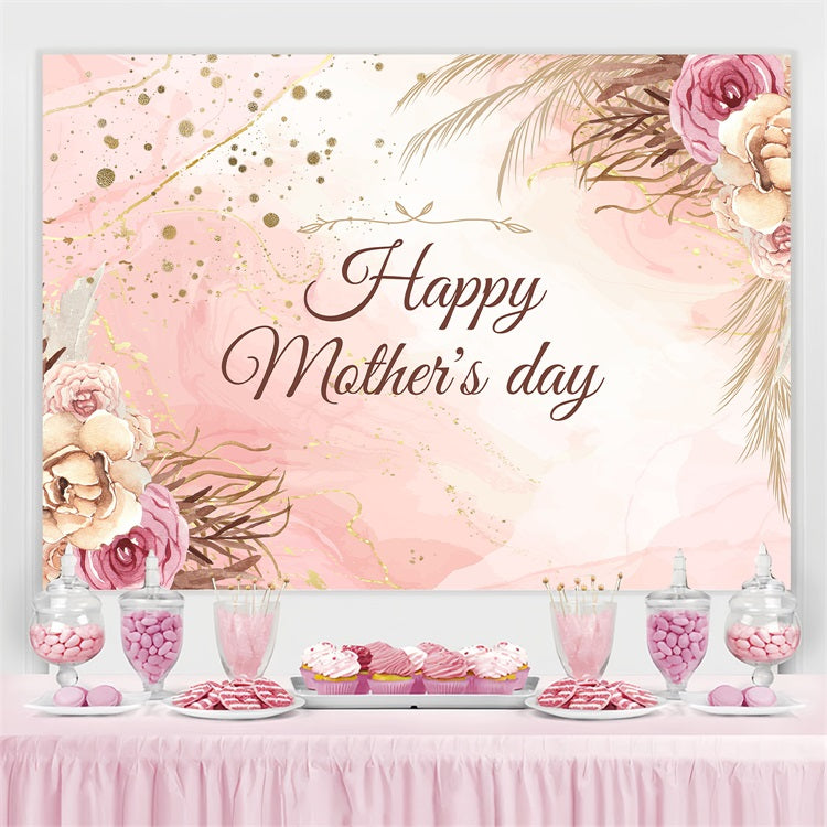 Backdrop For Mother's Day Sparkle Rose Personalized Backdrop UK GTY3-206