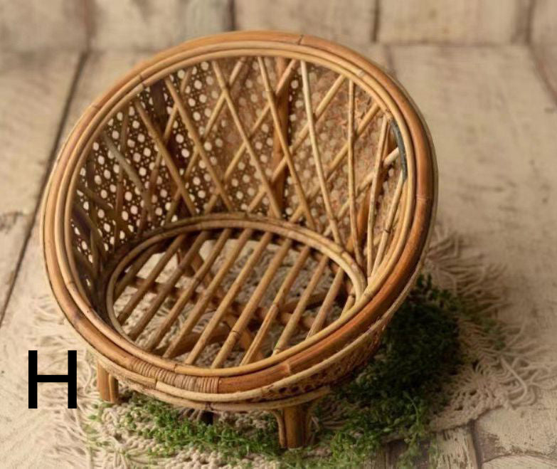 DBackdrop Bamboo Basket Newborn Photo Prop SYPJ9