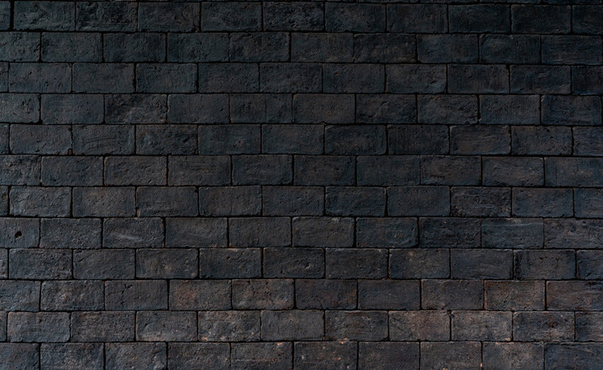 Black Grunge Brick Wall Photography Backdrop UK J03803