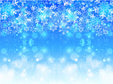 Christmas Snowflake Bokeh Backdrop uk For Photography KAT-59