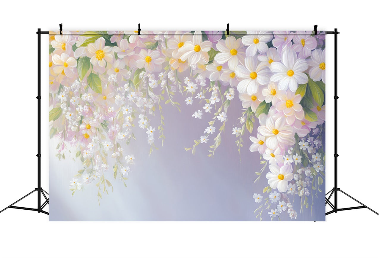 Spring Backdrops Hanging Blossoms Subtle Light Backdrop UK LXX1-111