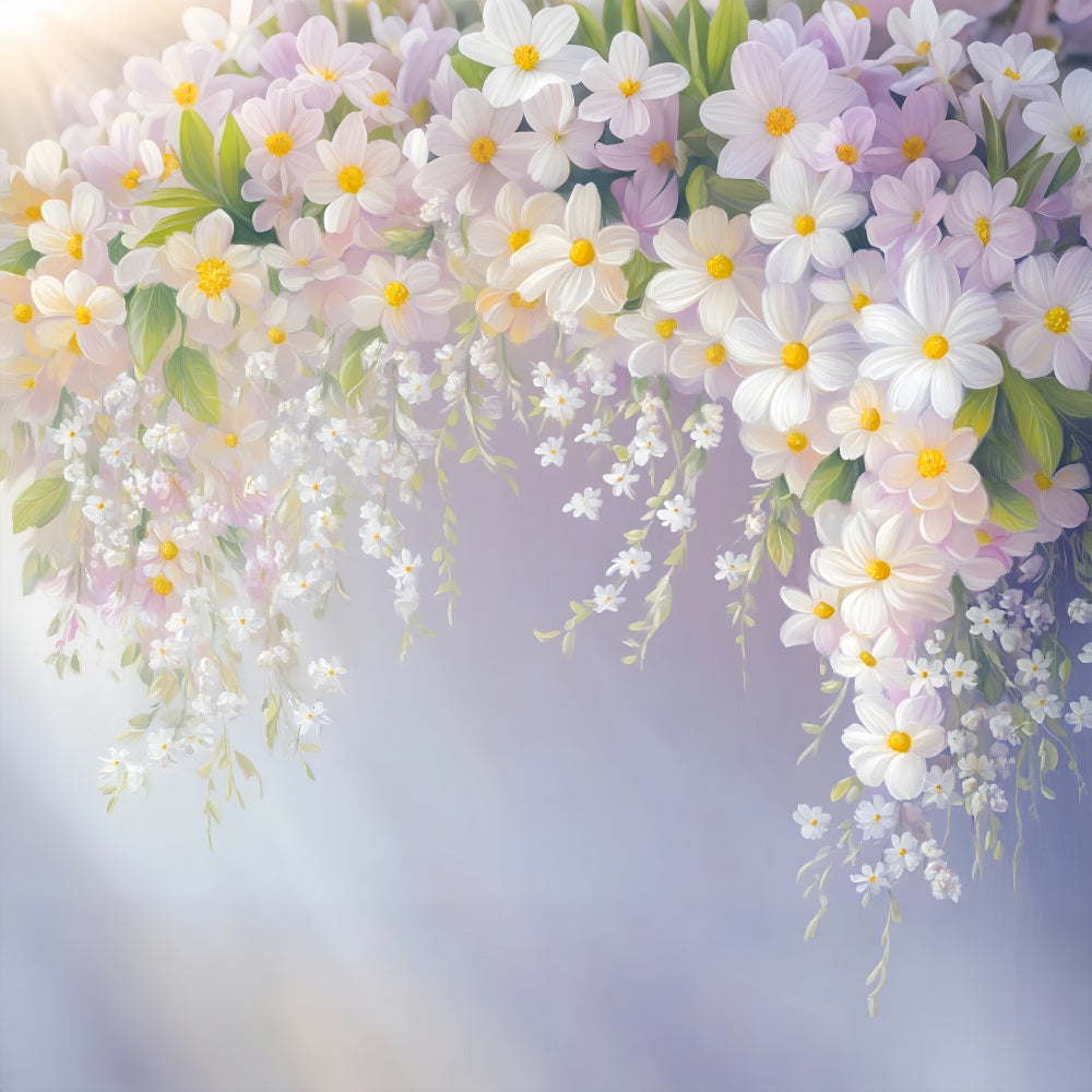 Spring Backdrops Hanging Blossoms Subtle Light Backdrop UK LXX1-111