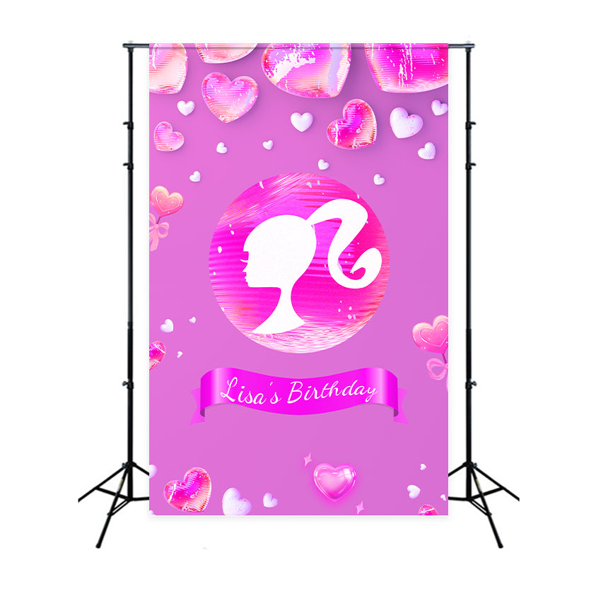 Custom Backdrops For Birthdays Fashion Doll Lisa Event Backdrop UK LXX1-214