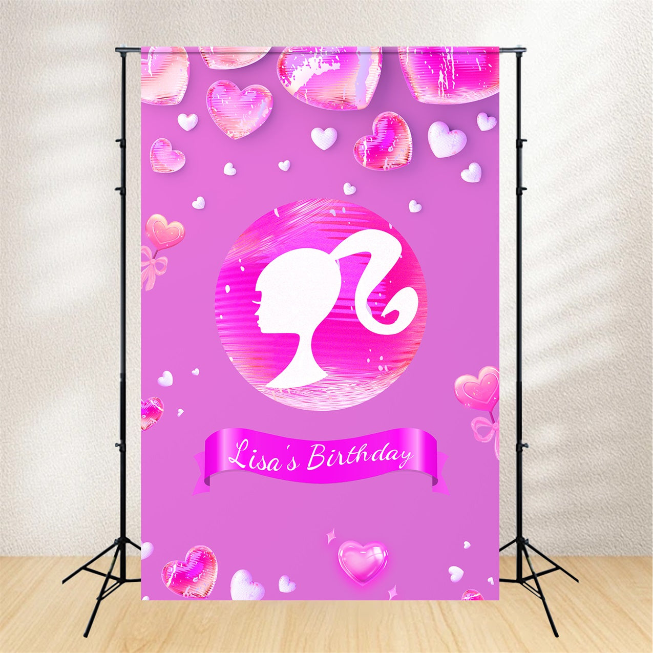 Custom Backdrops For Birthdays Barbie Lisa Event Backdrop UK LXX1-214