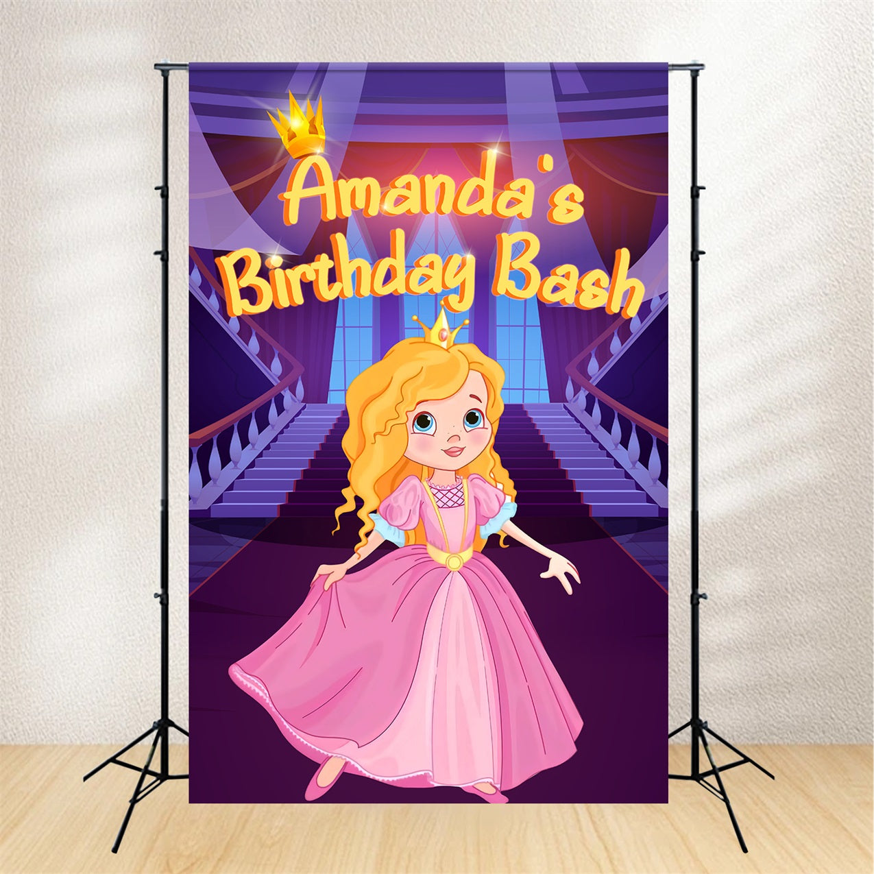 Personalized Birthday Backdrops Barbie Amanda Magical Backdrop UK LXX1-215