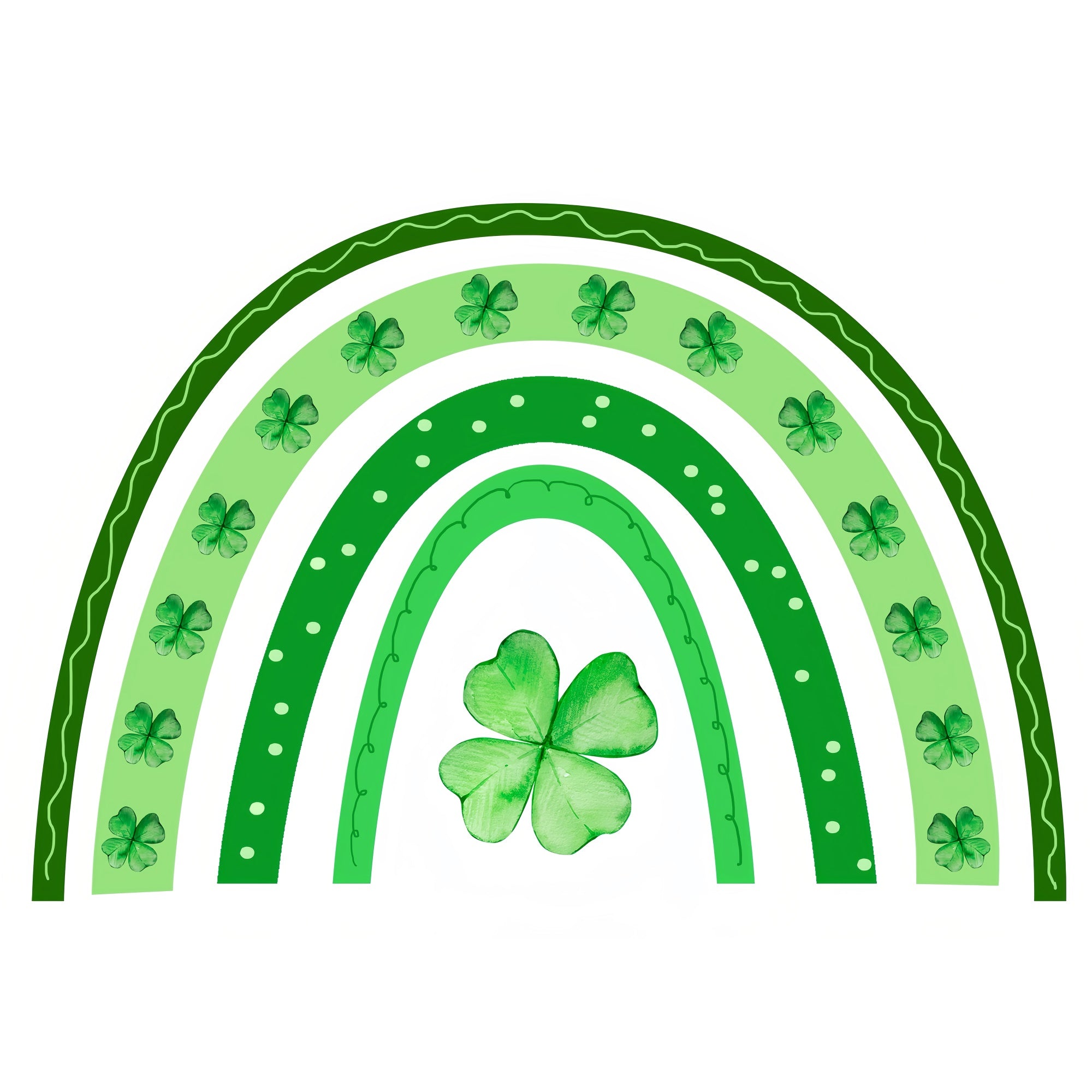 Pet Photography Backdrop St. Patrick's Clover Rainbow Festive Backdrop UK LXX1-300