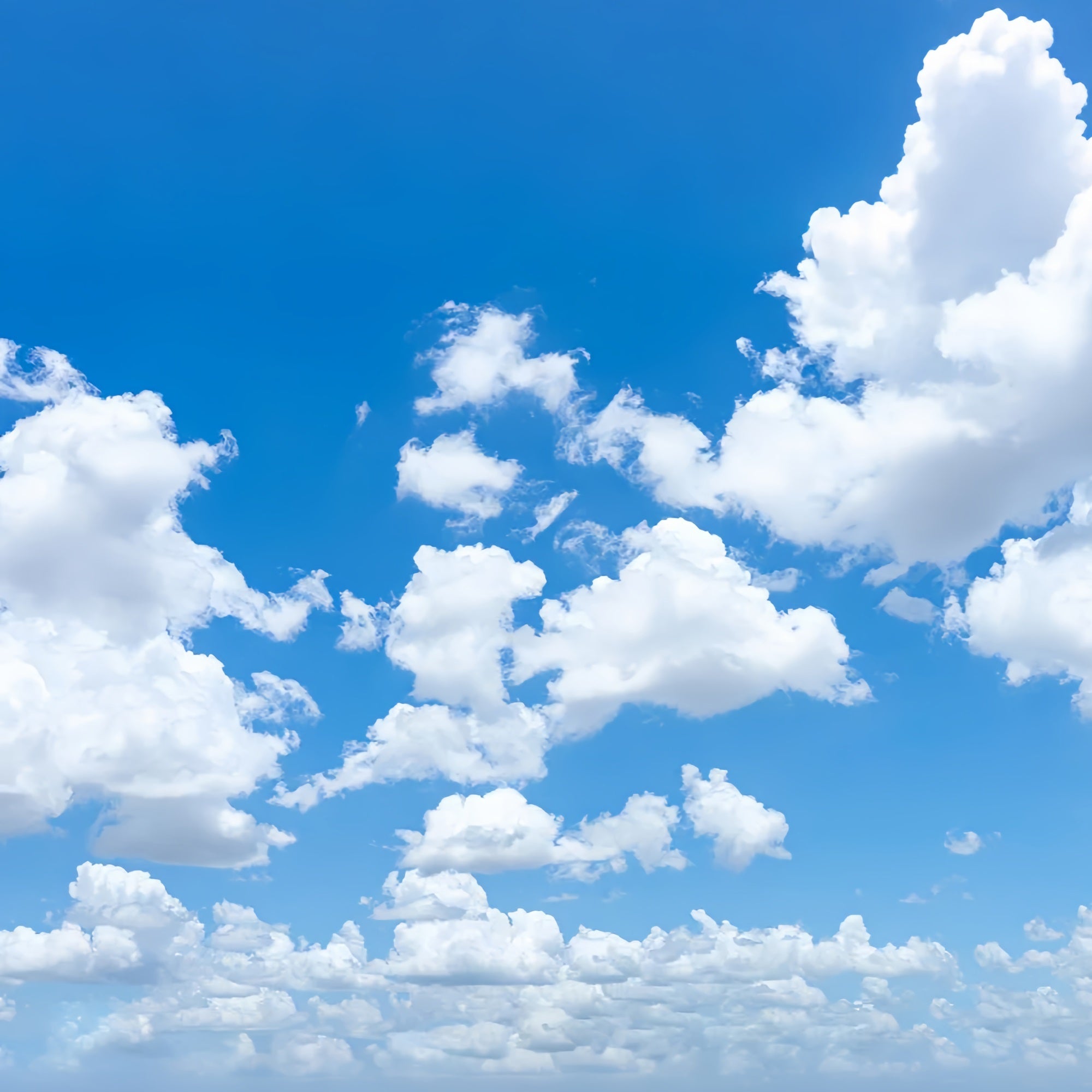 Cloud Photography Backdrop Expansive Sky Puffy Clouds Backdrop UK LXX1-320