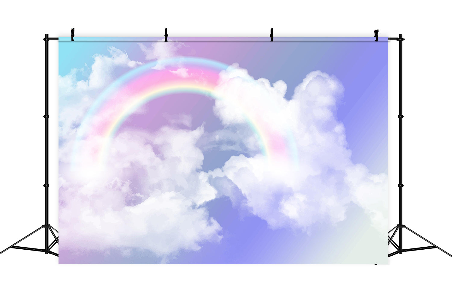 Rainbow Cloud Backdrop Soft Sky Fluffy Clouds Backdrop UK LXX1-326