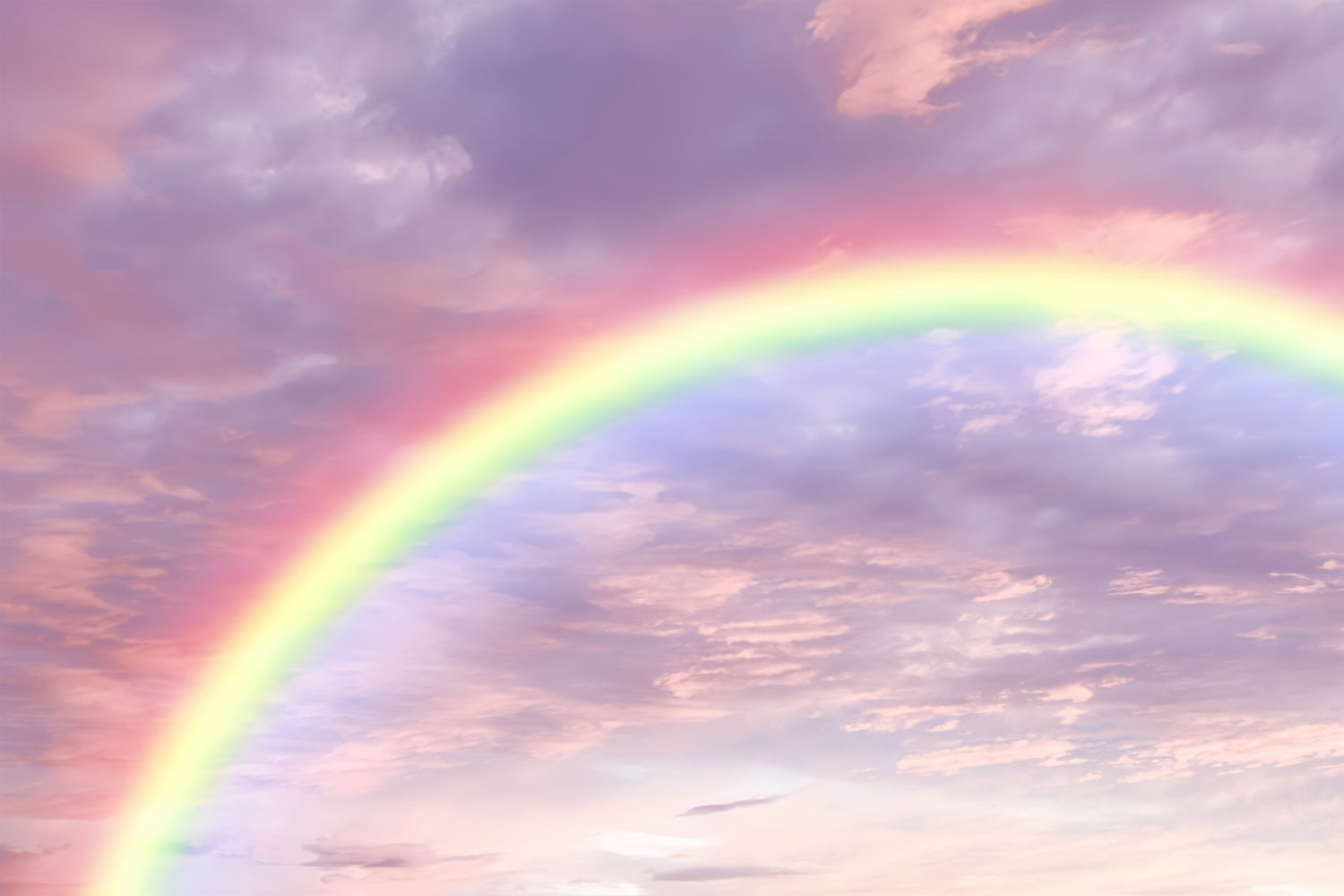 Sky Backdrops Romantic Rainbow Pastel Clouds Backdrop UK LXX1-328